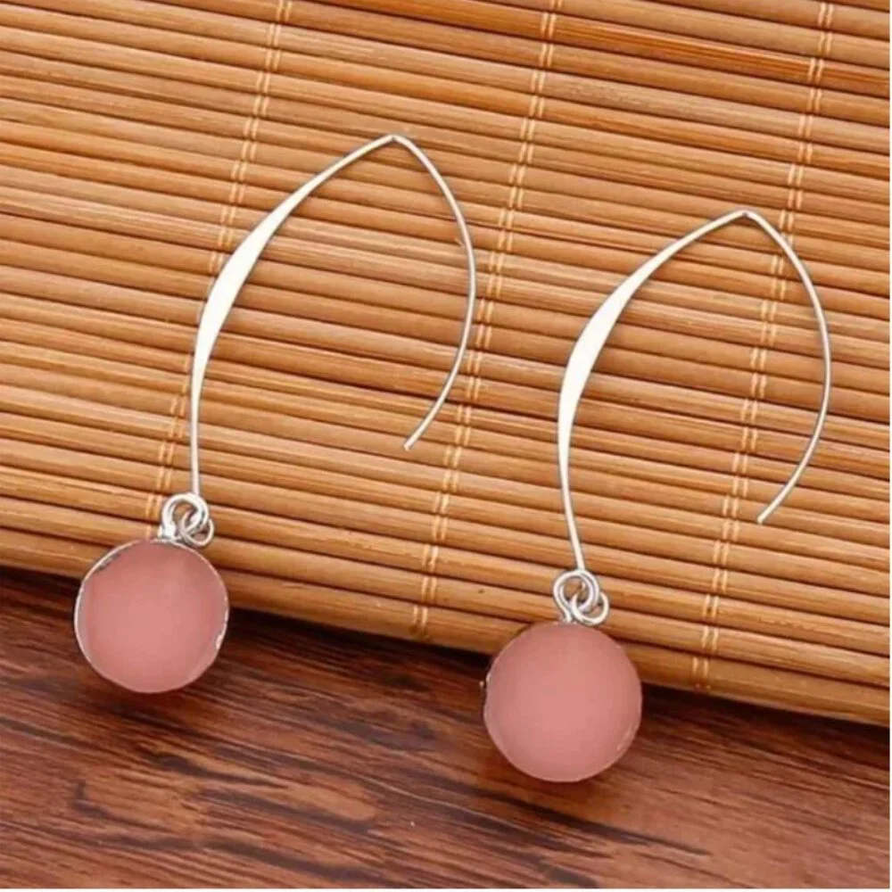 ⭐️❤️ FREE Stone Geo Geode Boho Peasant Hipster Hippie Pop Art Deco Chic Earrings